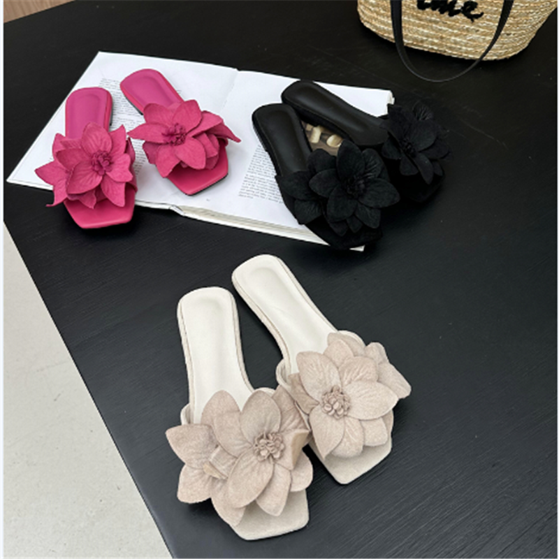 2024 Summer Beach Flat Flip Flops Women's Slippers - Image 5