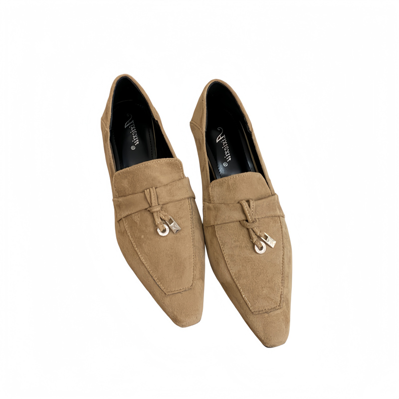2026 New Style Women's Square Toe Kitten Heel Slip-On Loafers 35-40 - Style b15de6 - Image 5